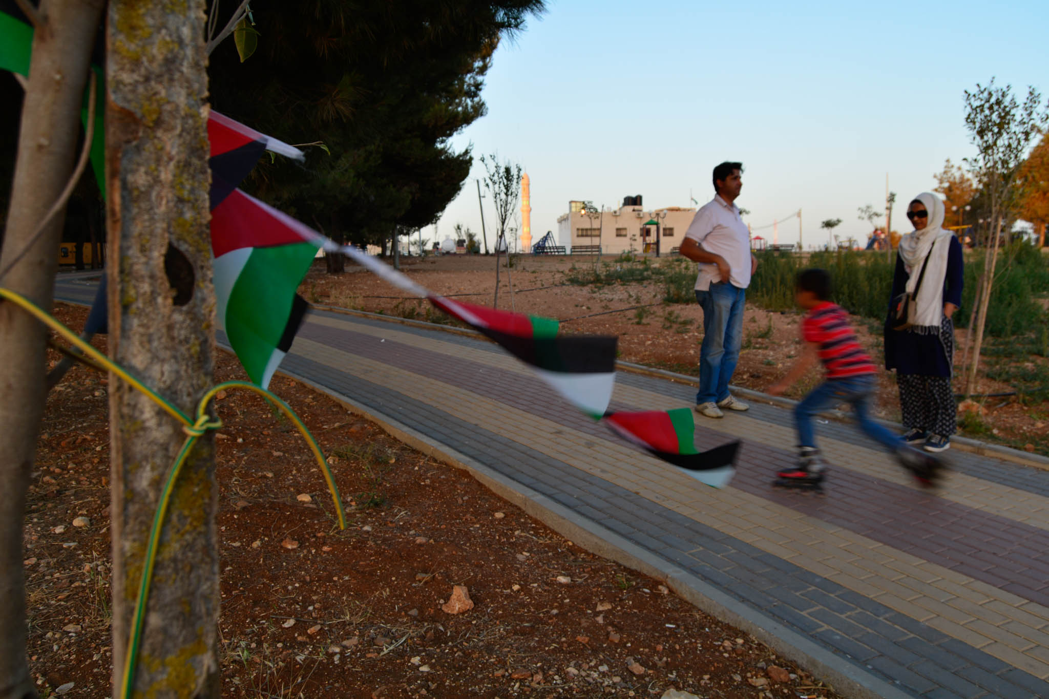 A visit to Ramallah with Fareed Ta'amallah Public Park in Ramallah